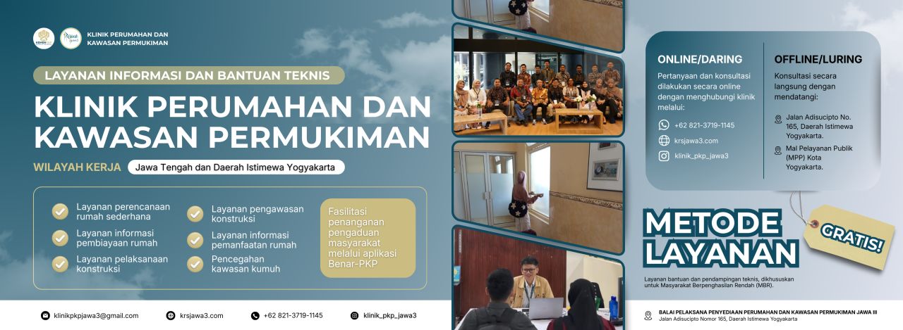 KLINIK PERUMAHAN DAN KAWASAN PERMUKIMAN